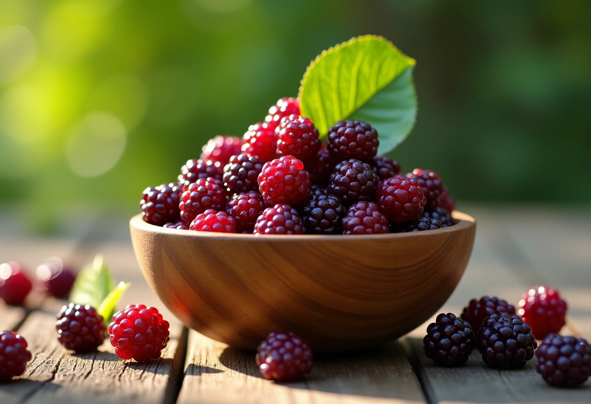 mûrier platane fruit