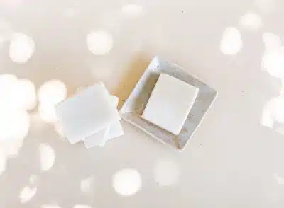 white square plastic on white surface