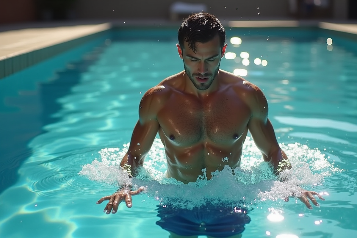 natation perte