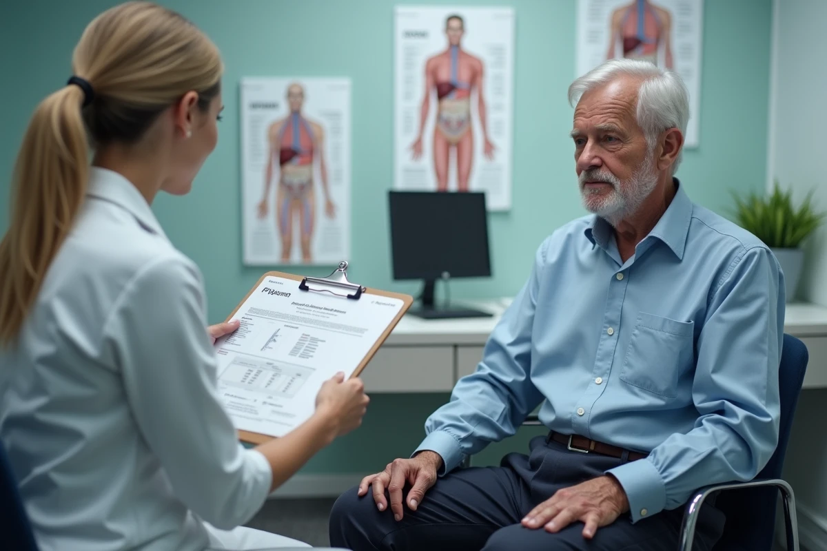 Médecin et patient lors d